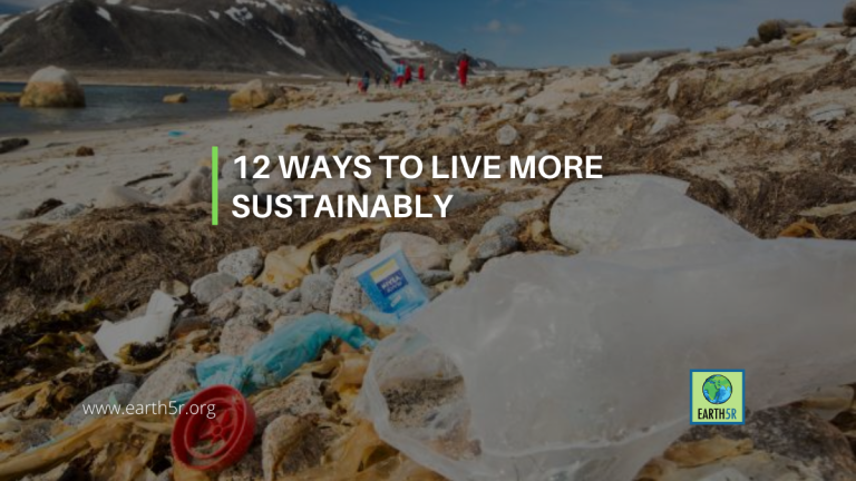 12 WAYS TO LIVE MORE SUSTAINABLY