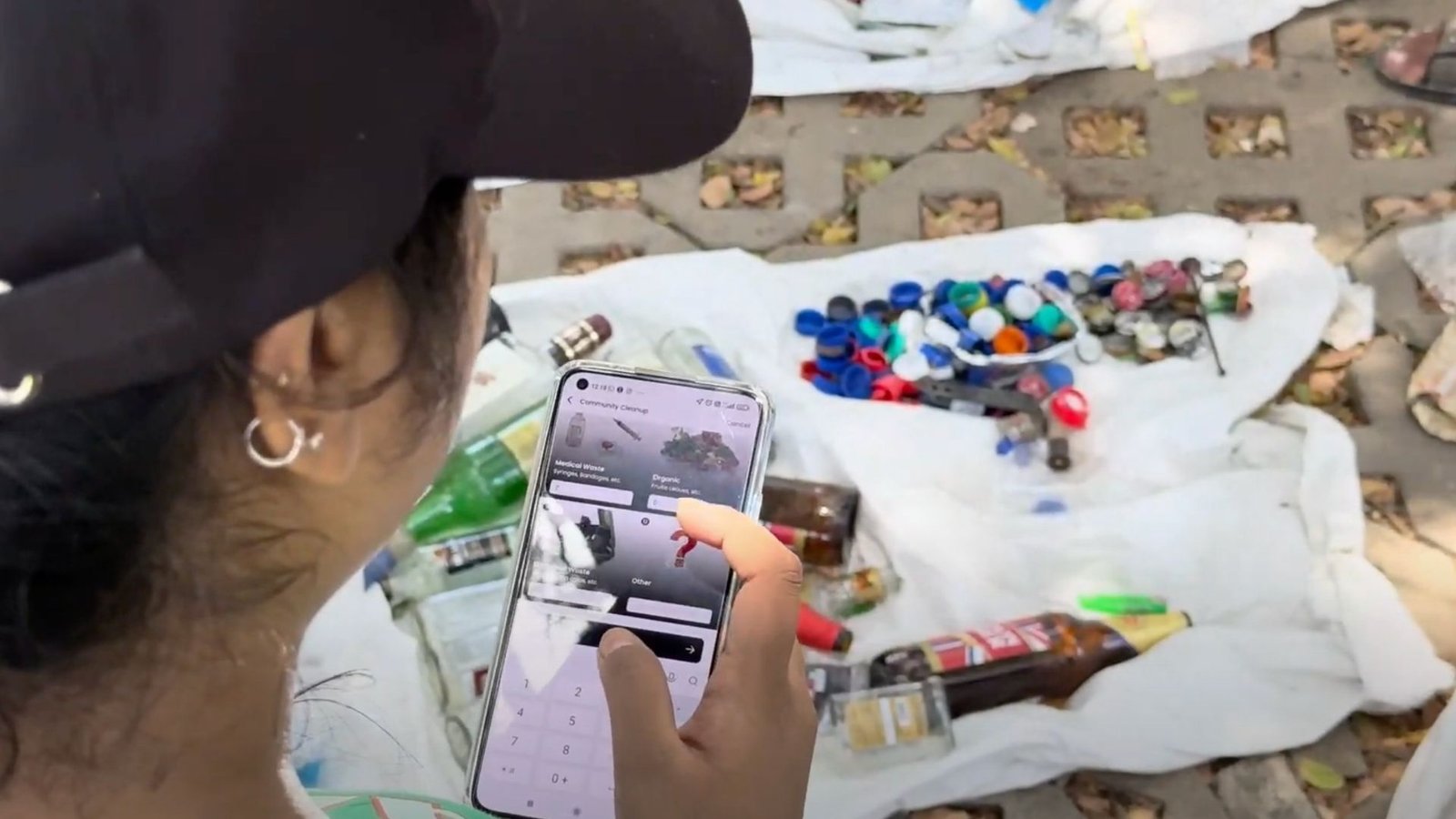 Geo-tagged field data captured during Earth5R beach cleanup operations in Mumbai