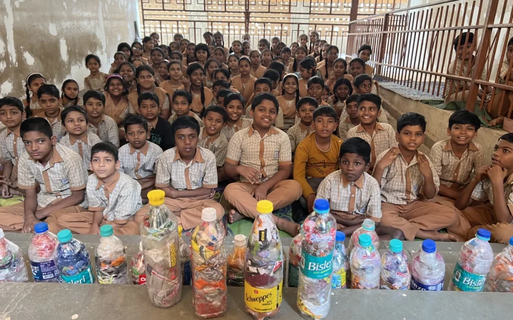 Earth5R Planned A School Event To Raise Awareness About Plastic Waste And Eco-Bricks
