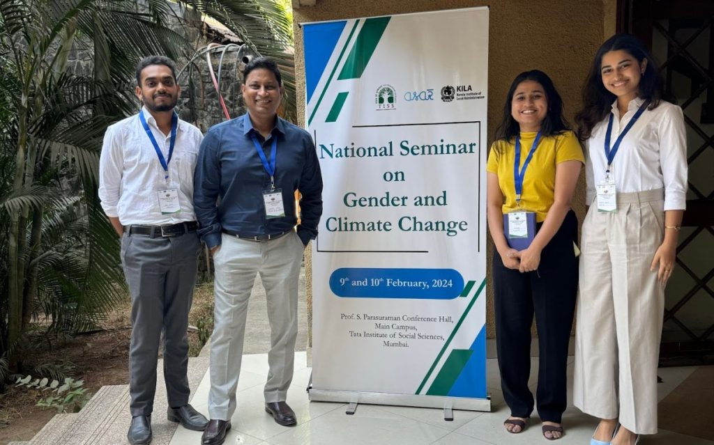 Earth5R-team-at-TISS-National-Seminar-on-Gender-and-Climate-Change-Mumbai-India