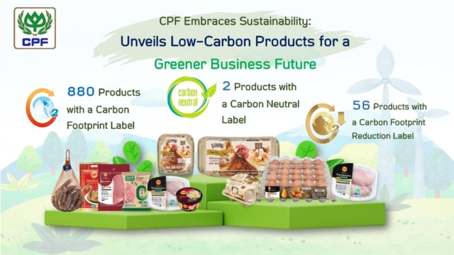 CPF foods low carbon products zero carbon emissions organization building material Thailand southeast Asia Earth5R Mumbai