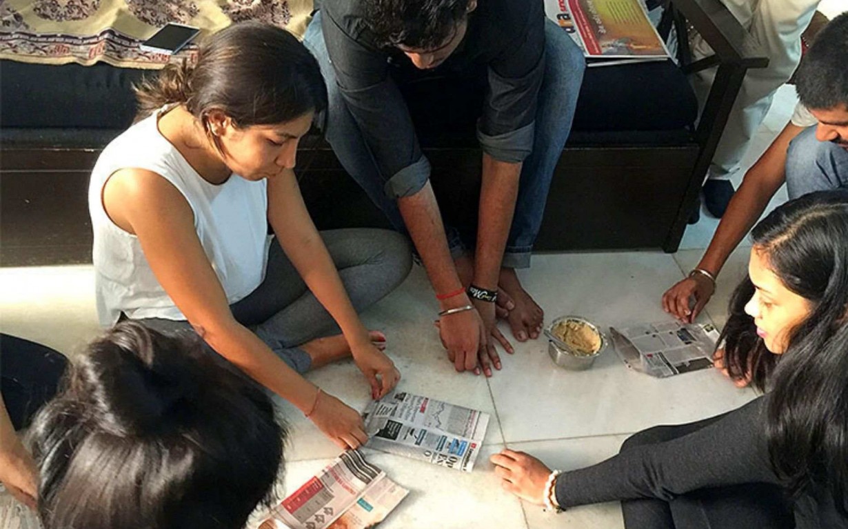 Newspaper-Recycling-Workshop-Mumbai-India-Environmental-NGO-Earth5R