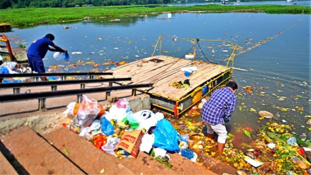 powai lake cleanup drive waste pollution plastic pollution earth5R