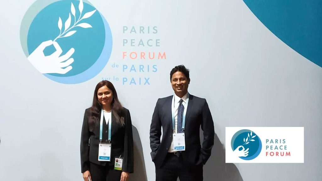 Paris peace forum ACT Program Powai Saurabh Gupta Earth5R France