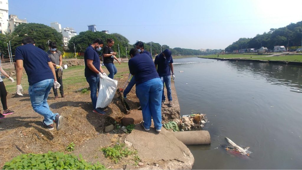 Earth5R CSR ESG Mula Mutha River Clean Up in Pune Earth5R Mumbai
