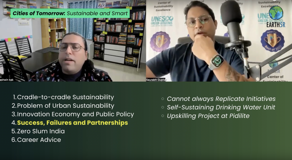 Smart Cities Sustainability Blog Ashwin Kak Saurabh Gupta CSR India Mumbai Podcast Sustainable Cities