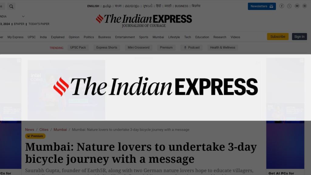 The Indian Express Earth5R News