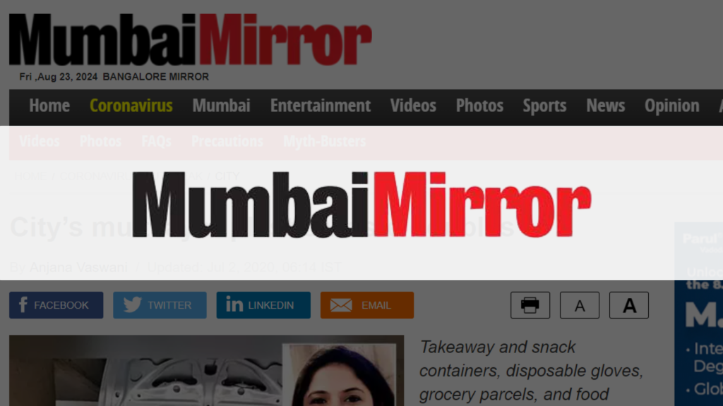 Mumbai Mirror Earth5R New Published