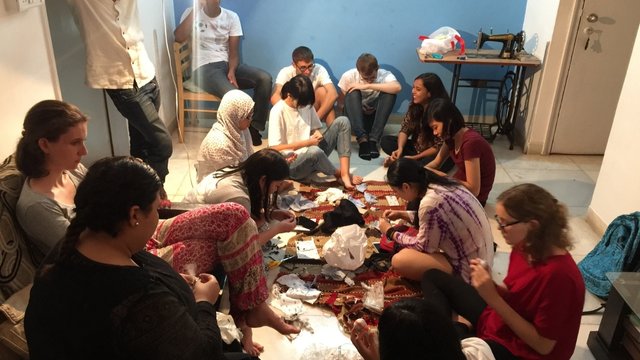 women from Dharavi learn upcycling techniques to transform waste into marketable products