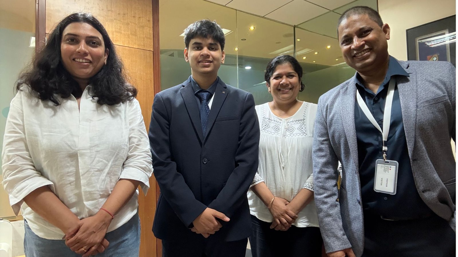 Jahaan Gupta working with French Consulate Climate Team in Mumbai