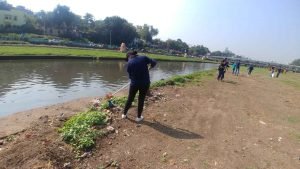 Mula Mutha River cleanup in progress