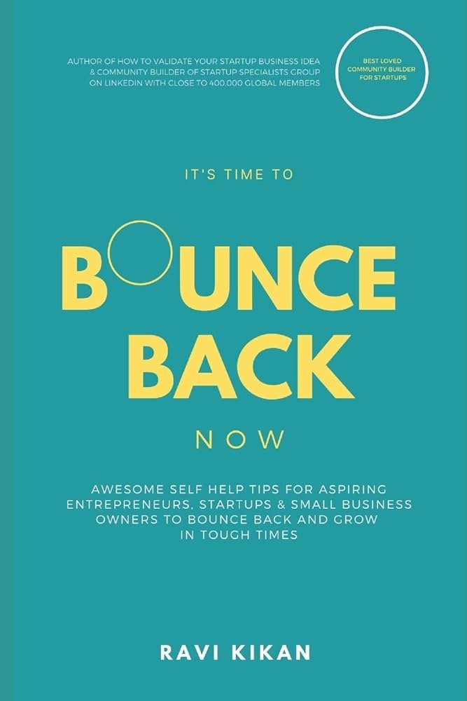 Bounce Back Now by Ravi Kikan, book cover
