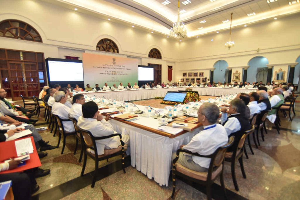 Government meeting on national sustainability and waste management policy, attended by delegates aligned with ESG and CSR frameworks, similar to initiatives supported by Earth5R and NGOs in Mumbai.