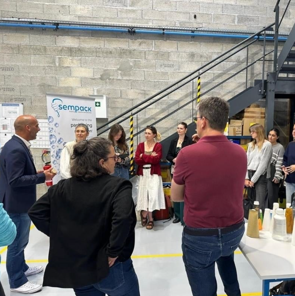 Design School Students Visiting SEMPACK Production Plant