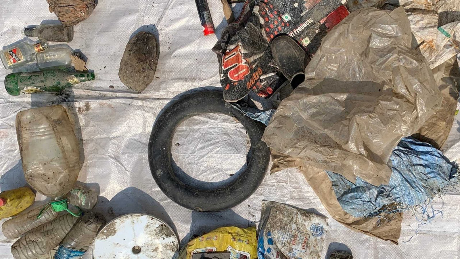 Earth5R volunteers conducting automobile waste segregation and recycling programme at automotive manufacturing facility