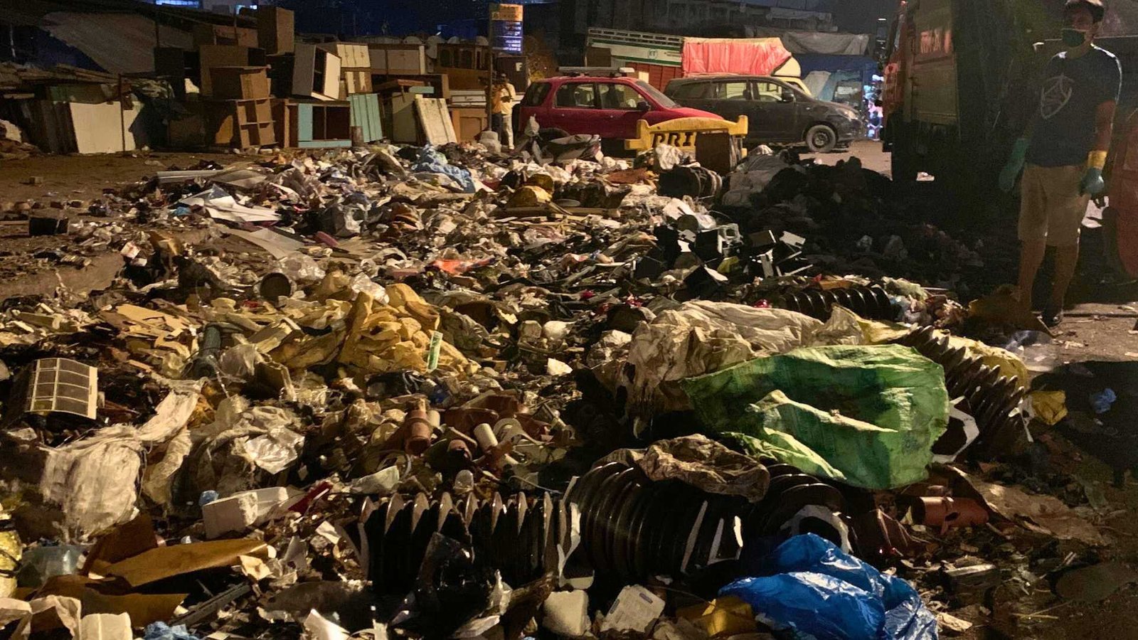 Renewable energy solar panel installation at automobile manufacturing plant facilitated by Earth5R sustainability programme reducing carbon emissions