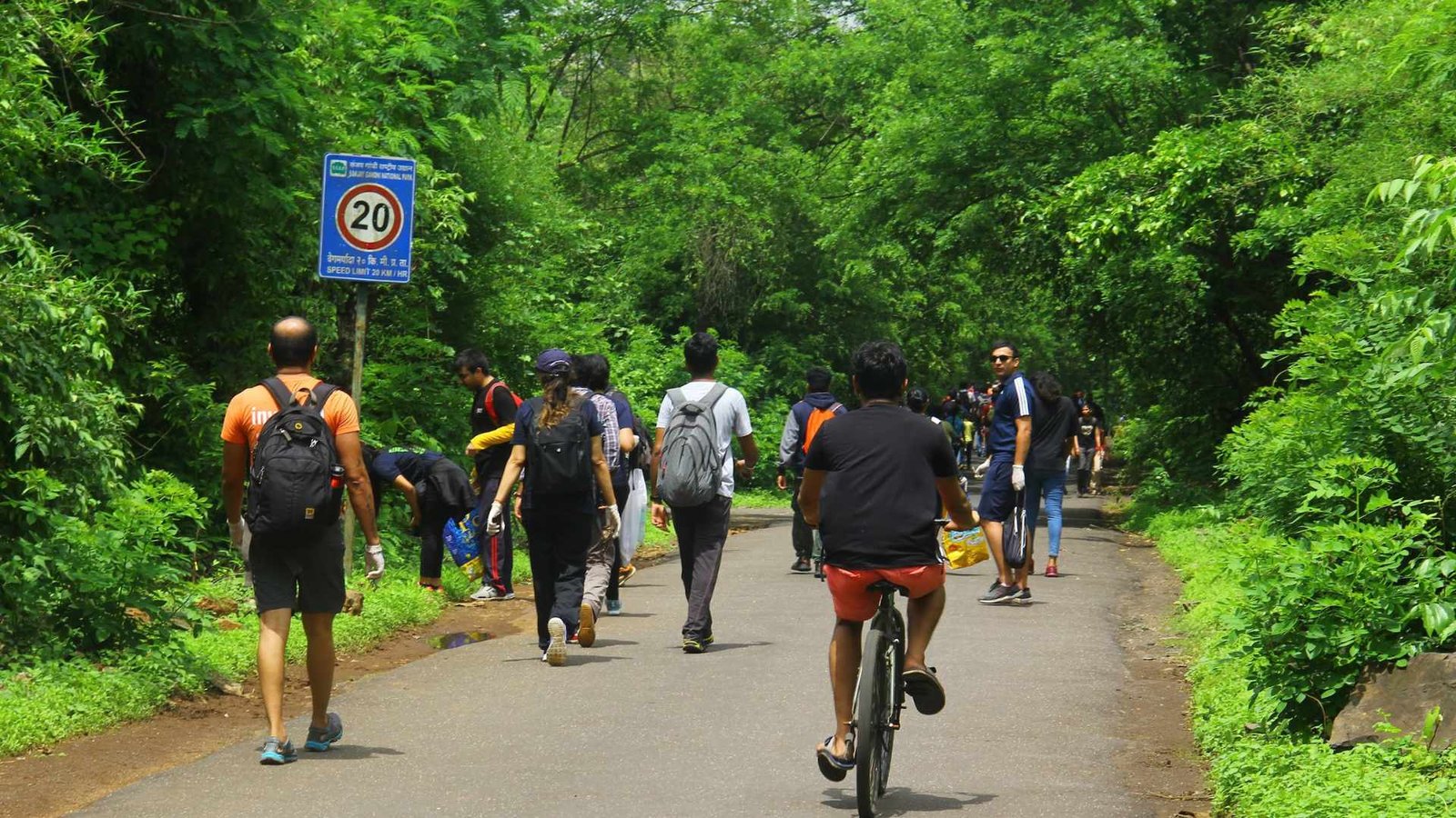 Women participants in Earth5R Walk Cycle Run programme cycling through Indian metro city as part of women's active mobility cohort