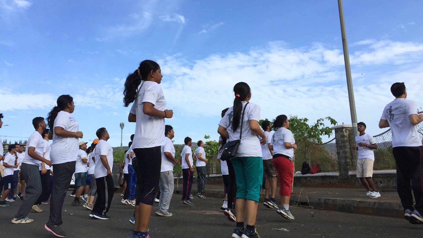 Community running group in Indian metro city participating in Earth5R sports-driven sustainability programme for carbon footprint reduction
