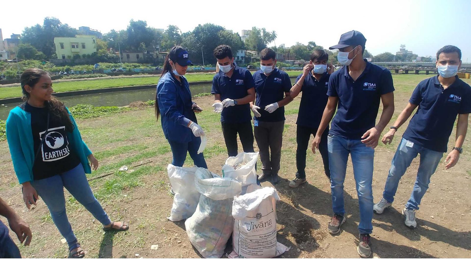 Citizens participating in Earth5R's sustainability and environmental action