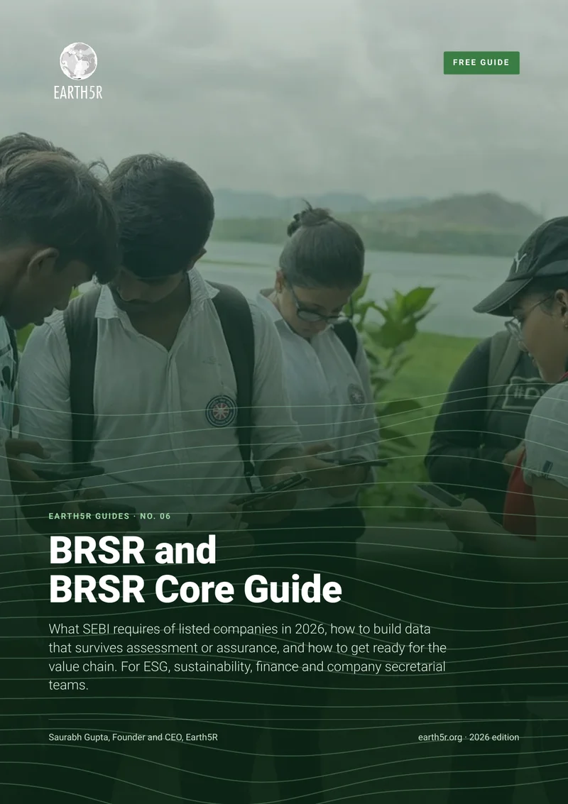 Cover of the free Earth5R BRSR and BRSR Core Guide